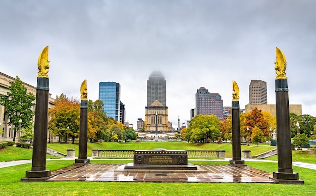 American Legion Mall in Indianapolis Indiana, United States