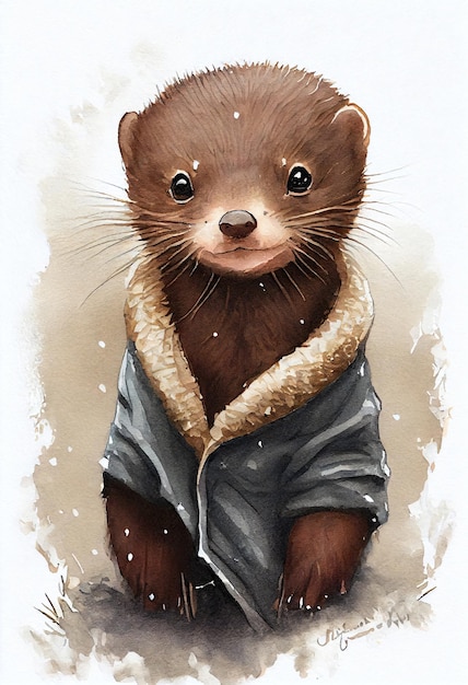 The American Mink Cartoon