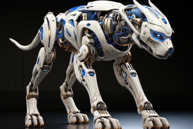 American police dog robot Innovative fight against crime Generative AI