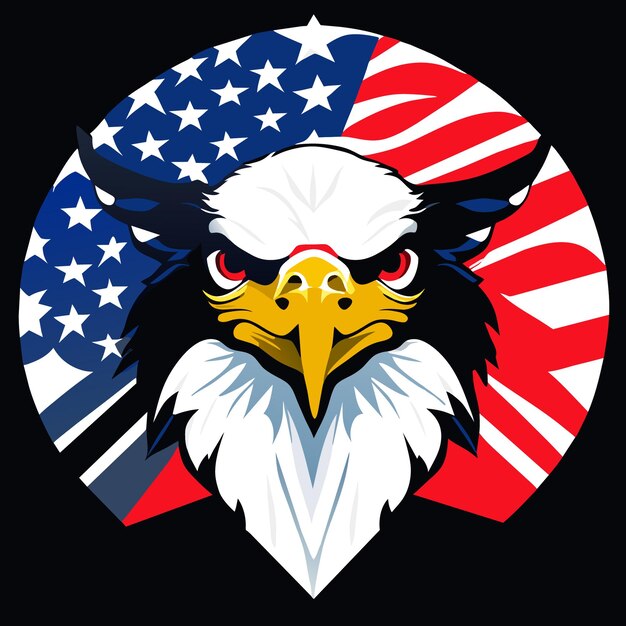 Фото Американский гордость лысый орел eps искусство