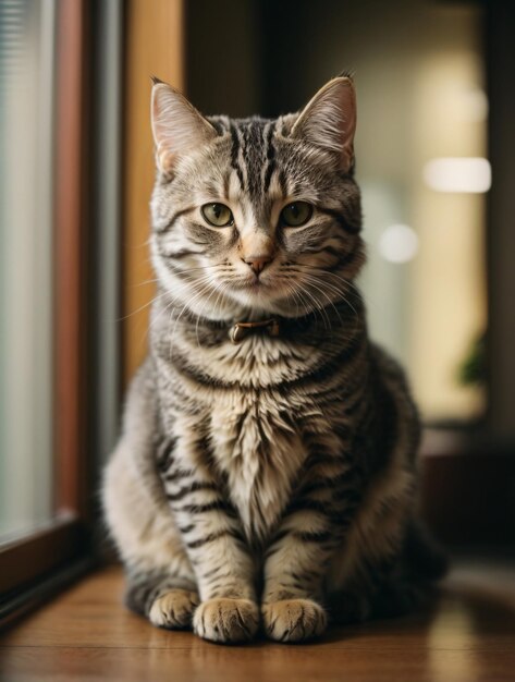 アメリカンショートヘアの猫の写真