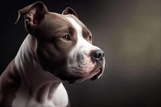 American Staffordshire terrier dog AI Generated