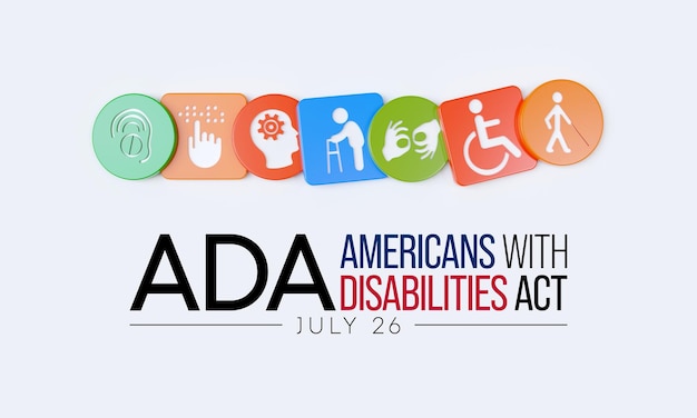 Photo americans with disability act is observed every year on july 26