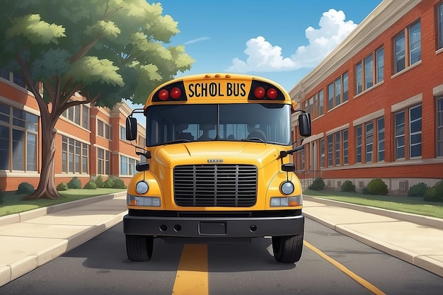 Amerikaanse schoolbus