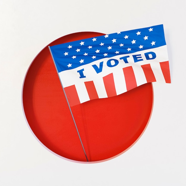Amerikaanse verkiezingen concept met kopieerruimte