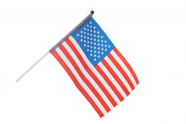 Amerikaanse vlag geïsoleerd