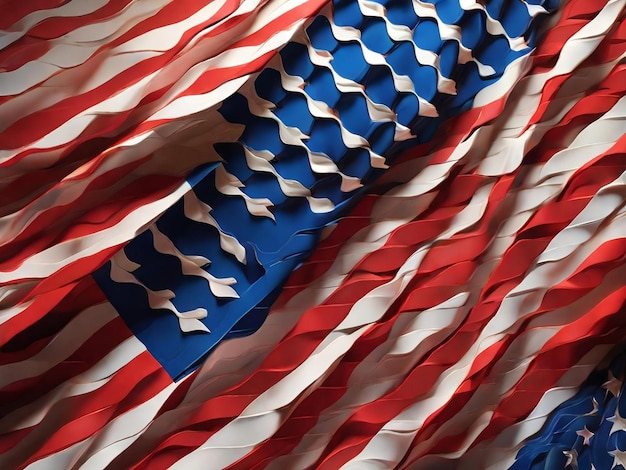 Foto amerikaanse vlag