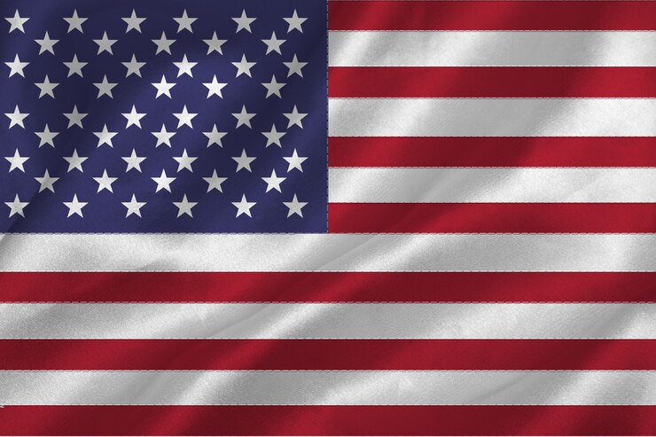 Foto amerikaanse vlag