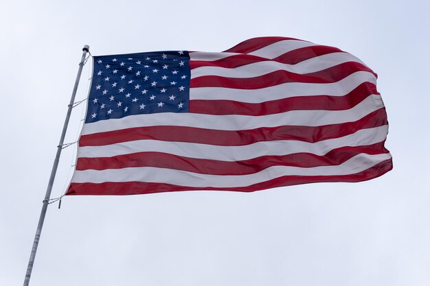 Foto amerikaanse vlag