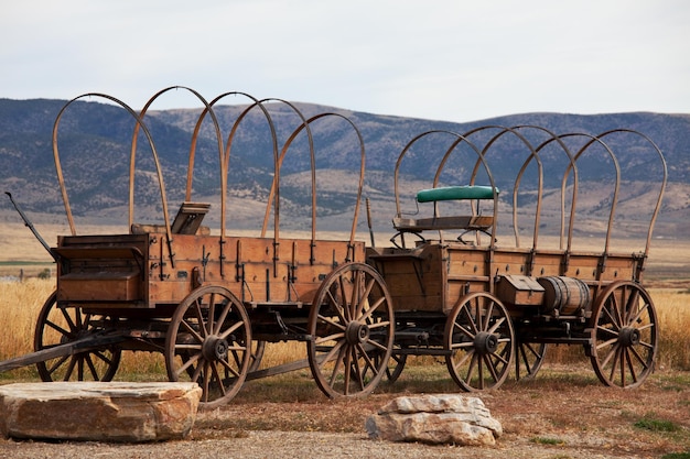 Foto amerikaanse wagen