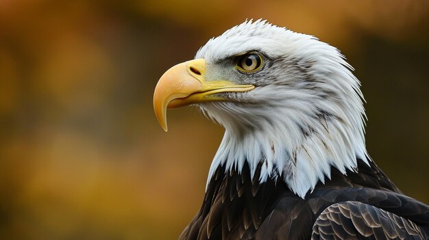 Amerikaanse zeearend close-up Een close-up van een Amerikaanse zeearend AI Generatief