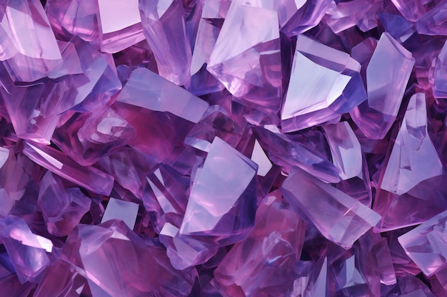 Amethyst crystals background