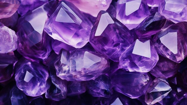 Photo amethyst stone background