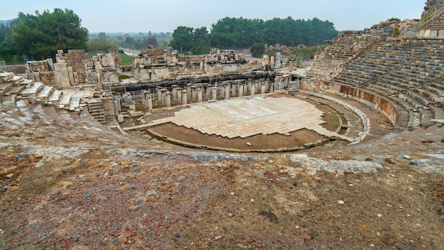 Amfitheater van Ephesus in Selcuk, Izmir Turkije