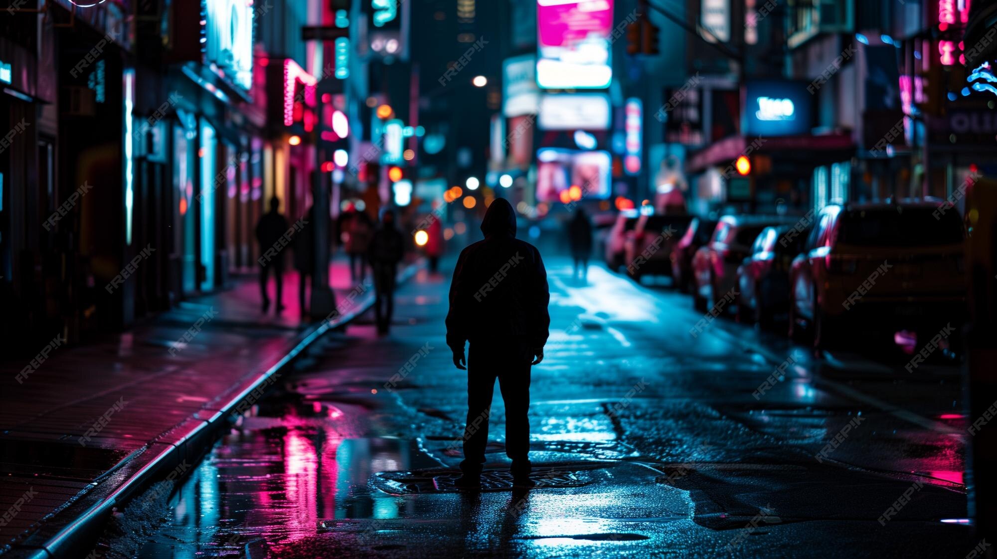 Premium Photo | Amidst the hustle and bustle of a crowded city street 