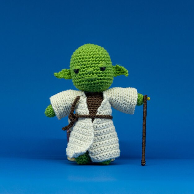 Amigurumi of yoda, star wars character