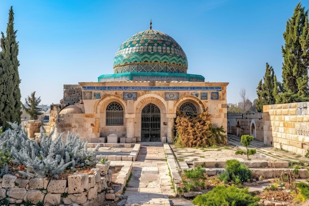 Амман Иордания 30 ноября 2019 Гробница Наби Шуайба фотография с высоким разрешением
