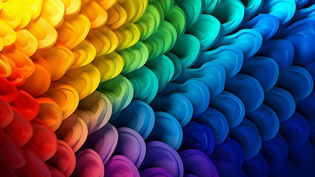 Amoled wallpaper pride rainbow Microsoft teams background generative ai