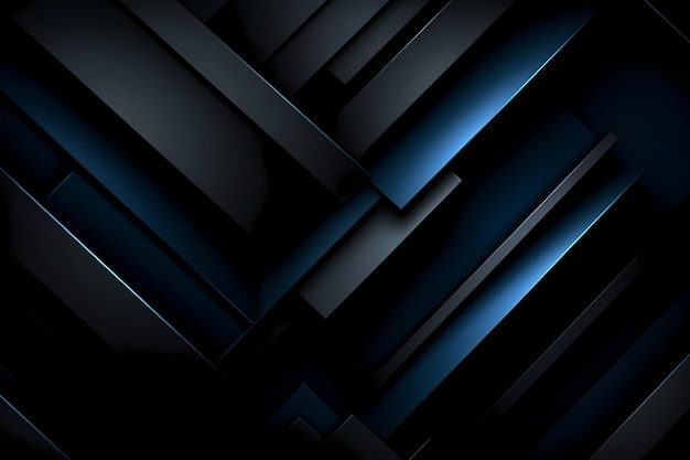 Photo amoled wallpaper pure black and blue generative ai