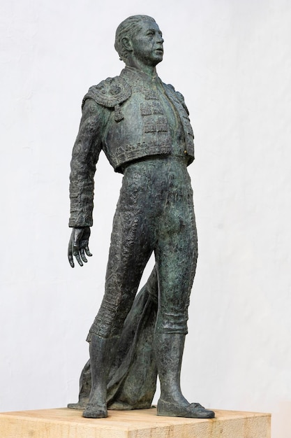 amous bullfighter Cayetano Ordonez statue