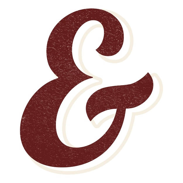 アンペルサンドとサイン png 斜体文字 アイコンタイポグラフィー
