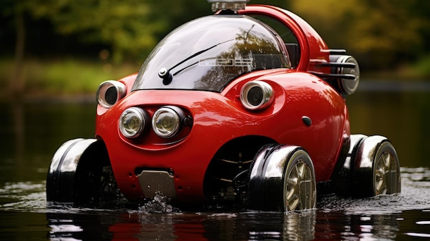 Photo amphibious smart car