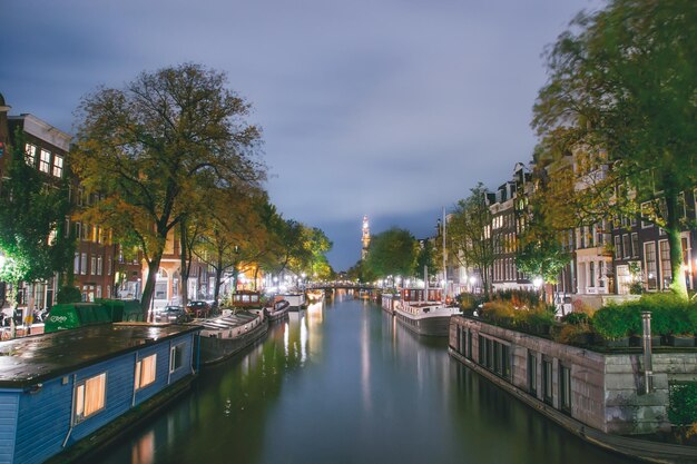 Amsterdam at night