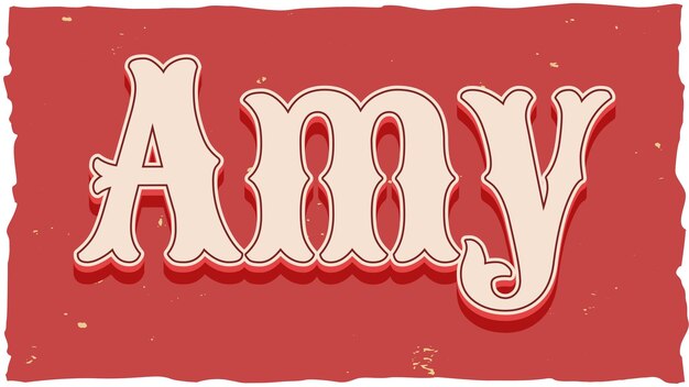 Amy Vintage Tekst