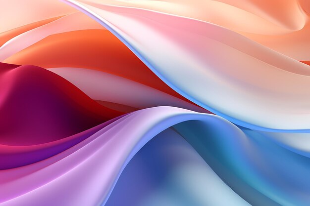 Фото Абстрактный контурный фон с ярким цветом на нейтральном фоне