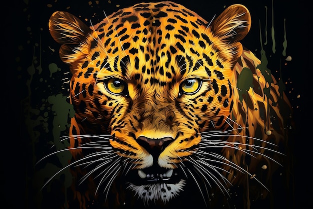 Premium AI Image  Pastel Colors Cheetah Animal Abstract Wallpaper  Generative AI