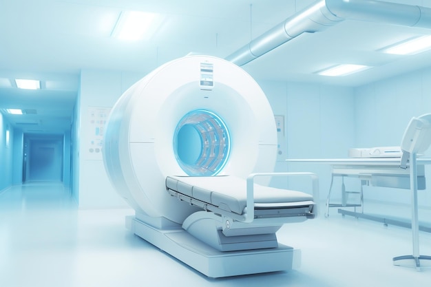 사진 고급 mri 또는 ct 스캔 의료 진단 기계