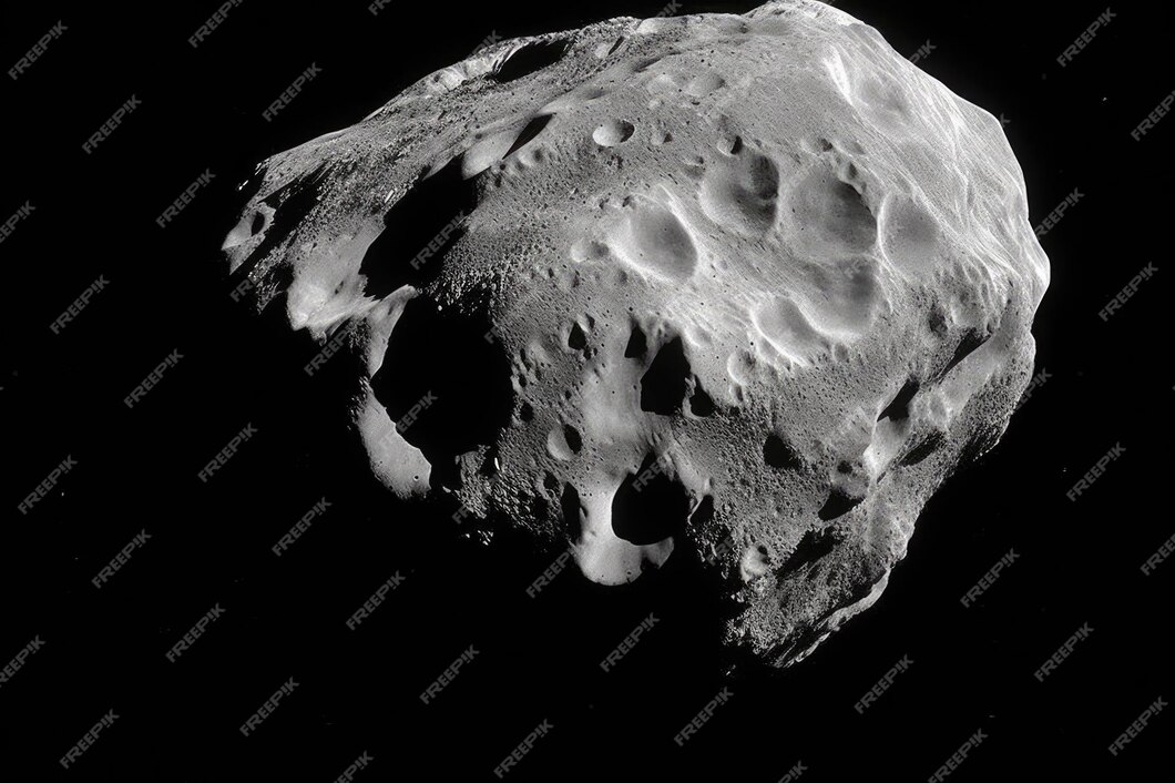 小惑星は、nasa の探査機ボイジャーからのこの画像に示されています。