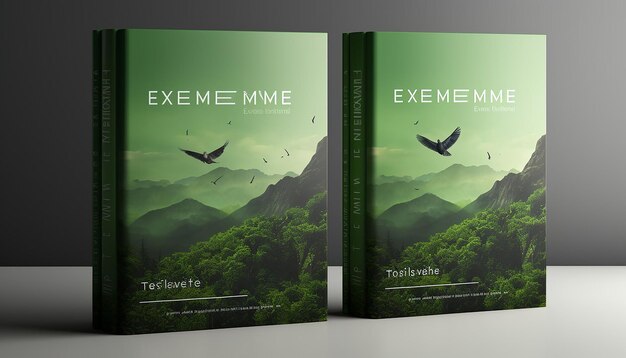 写真 環境テーマの本の表紙デザイン シンプルな ⁇ 囲気 ハイパー品質 高解像度