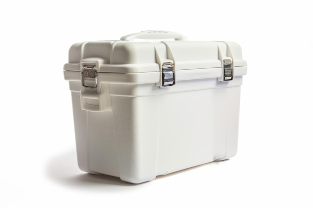 Фото an image showcasing white cooler