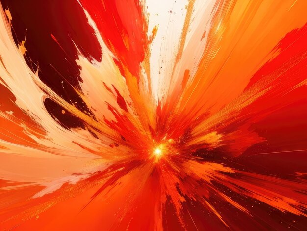 写真 オレンジ色の爆発的な抽象的な背景