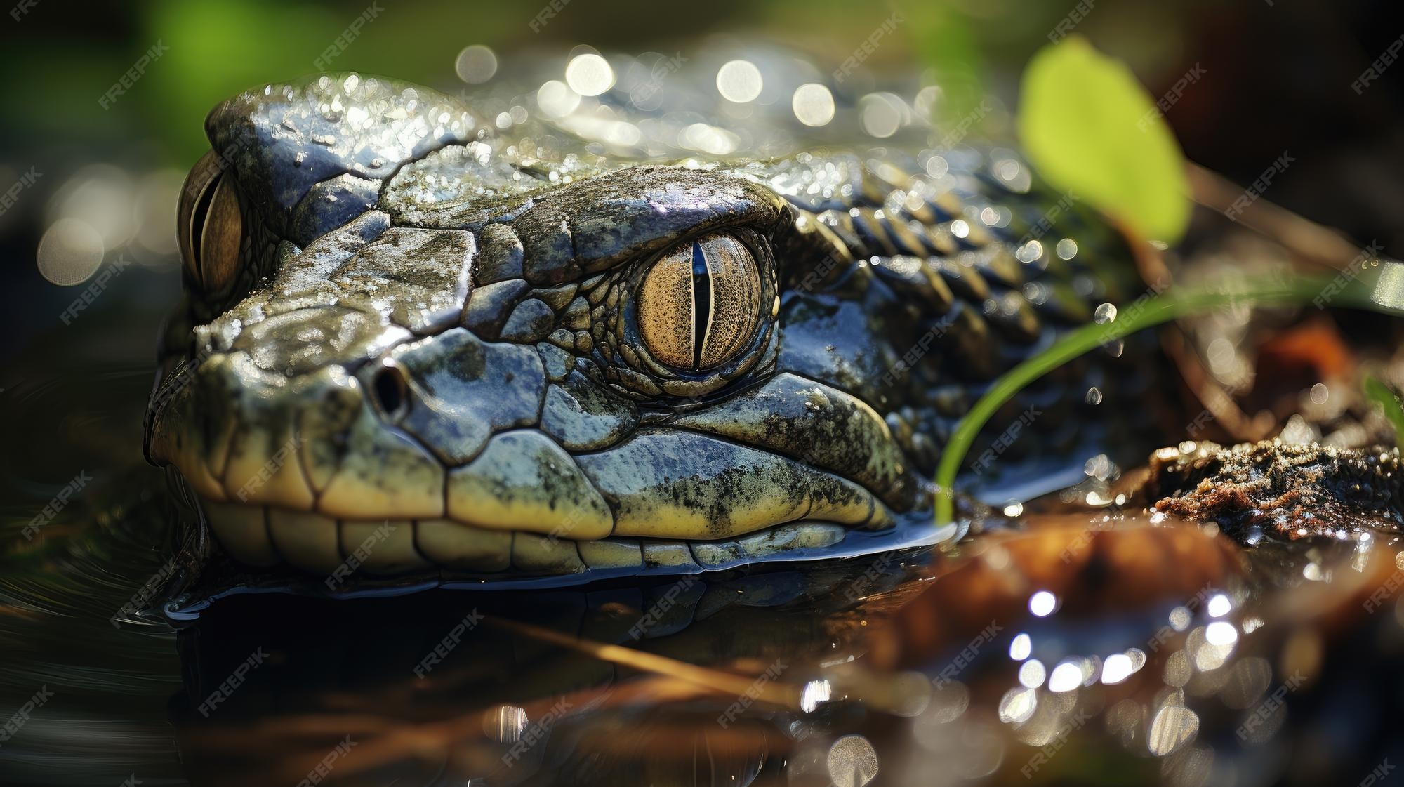 Premium AI Image | Anaconda in the Amazon