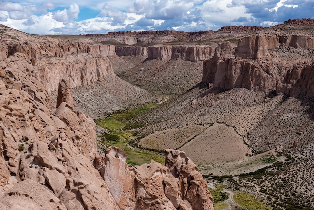 Anaconda Canyon views in Bolivian National Park