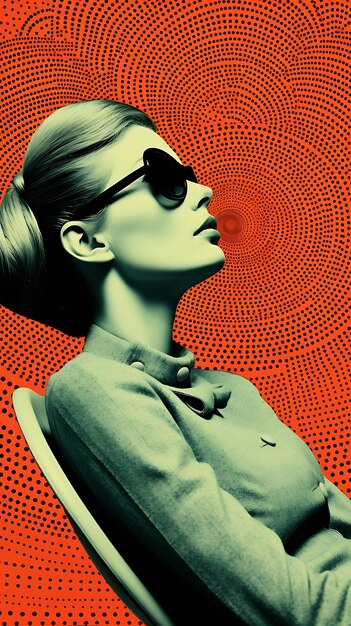 anaglyphic vintage retro chic fashion