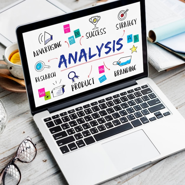 Analyse Bedrijfsdoel Investering Plan Concept