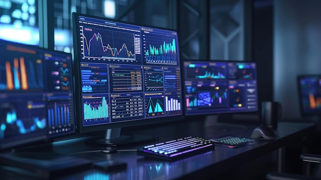 Analysis of business data dashboard using innovative software