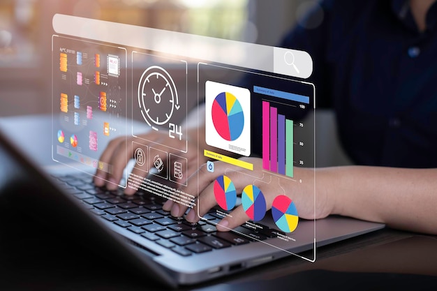 Premium Photo | Analytics and Data Management Systems Business ...