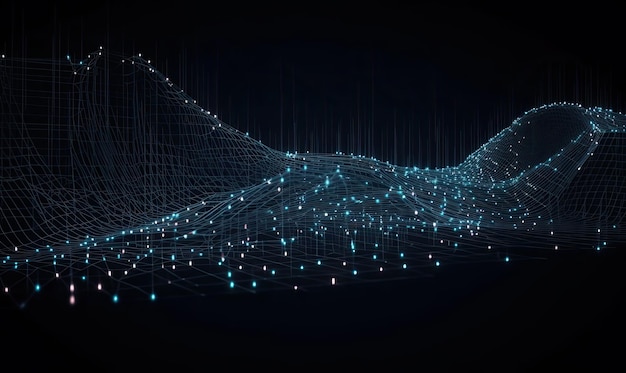 Analyzing big data flow using blockchain's distributed ledger technology Creating using generative AI tools