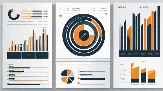 Photo analyzing data diagrams