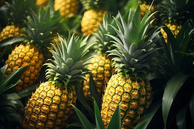 ananas achtergrond