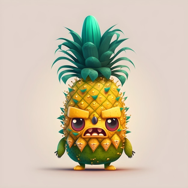 ananas cartoon character