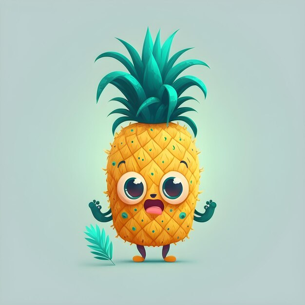 ananas cartoon character