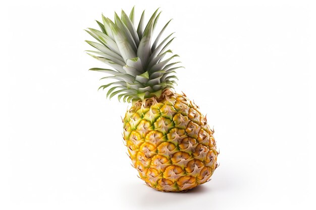 ananas geïsoleerd op een witte achtergrond