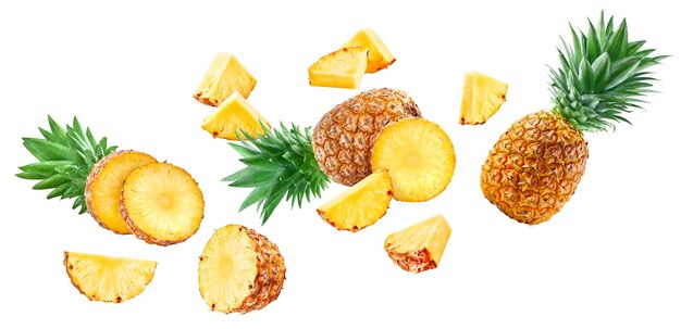 Ananas geïsoleerd op witte achtergrond