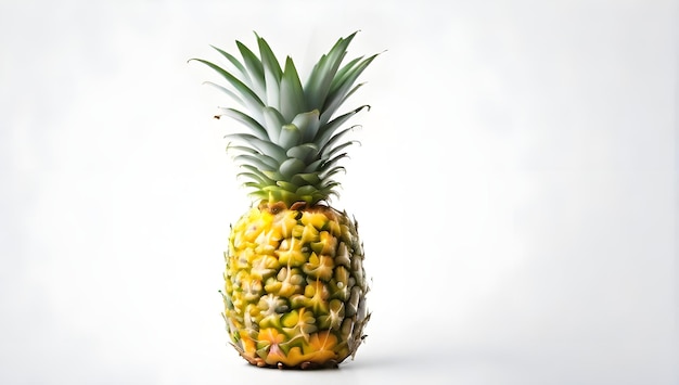 Ananas geïsoleerde witte achtergrond Ananas blanco helder wit