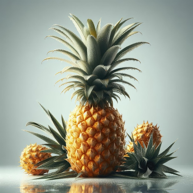 Ananas op tafel